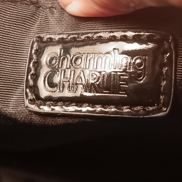 Charming Charlie textured color block 3 way handbag, shoulder bag, crossbody - Picture 15 of 15